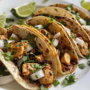 Tacos Mexicanos de Pollo