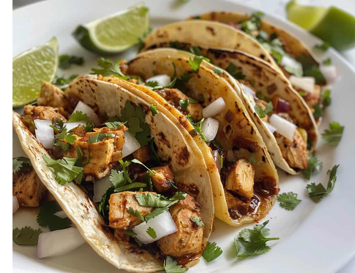 Tacos Mexicanos de Pollo